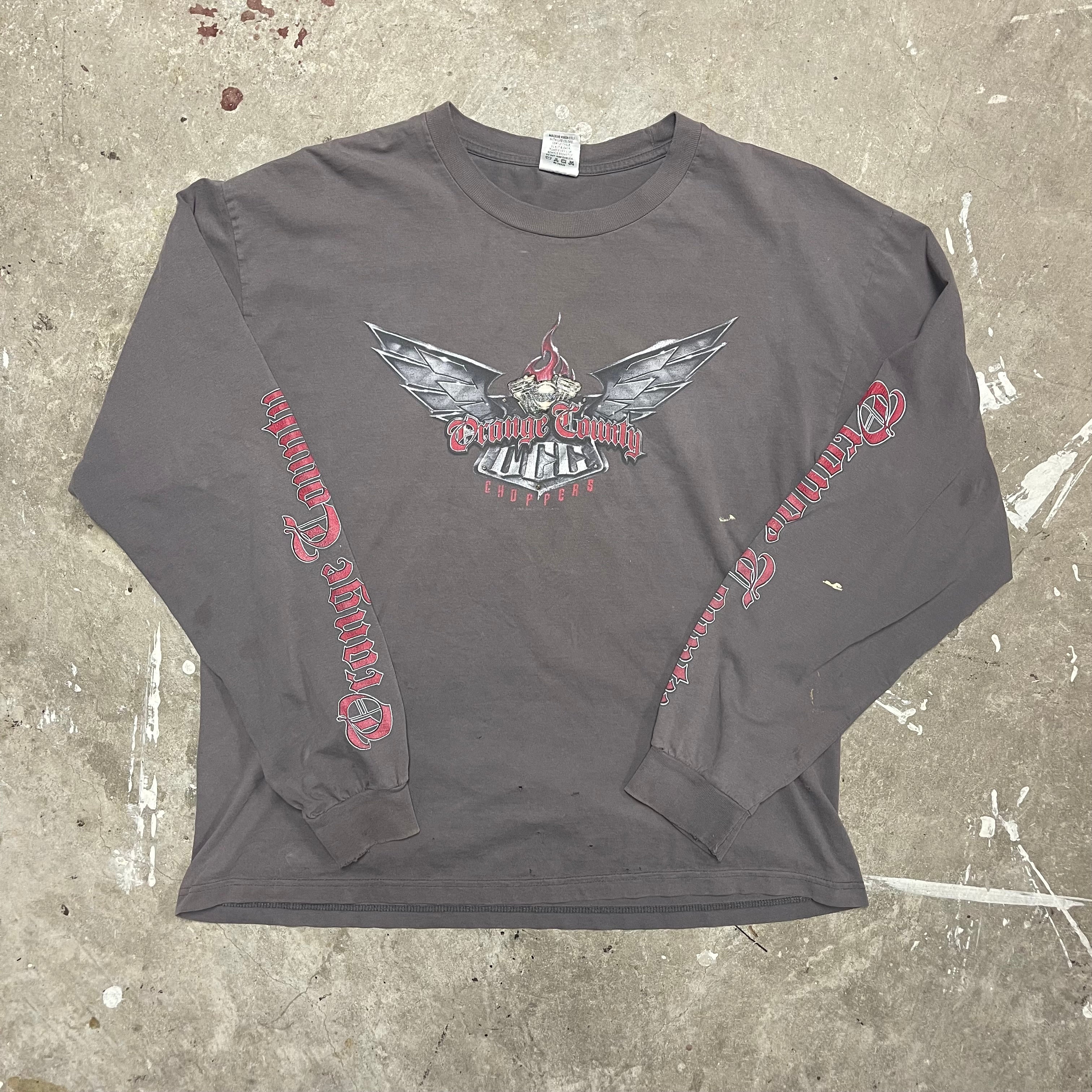 Paint Splatter Orange County Choppers Long Sleeve