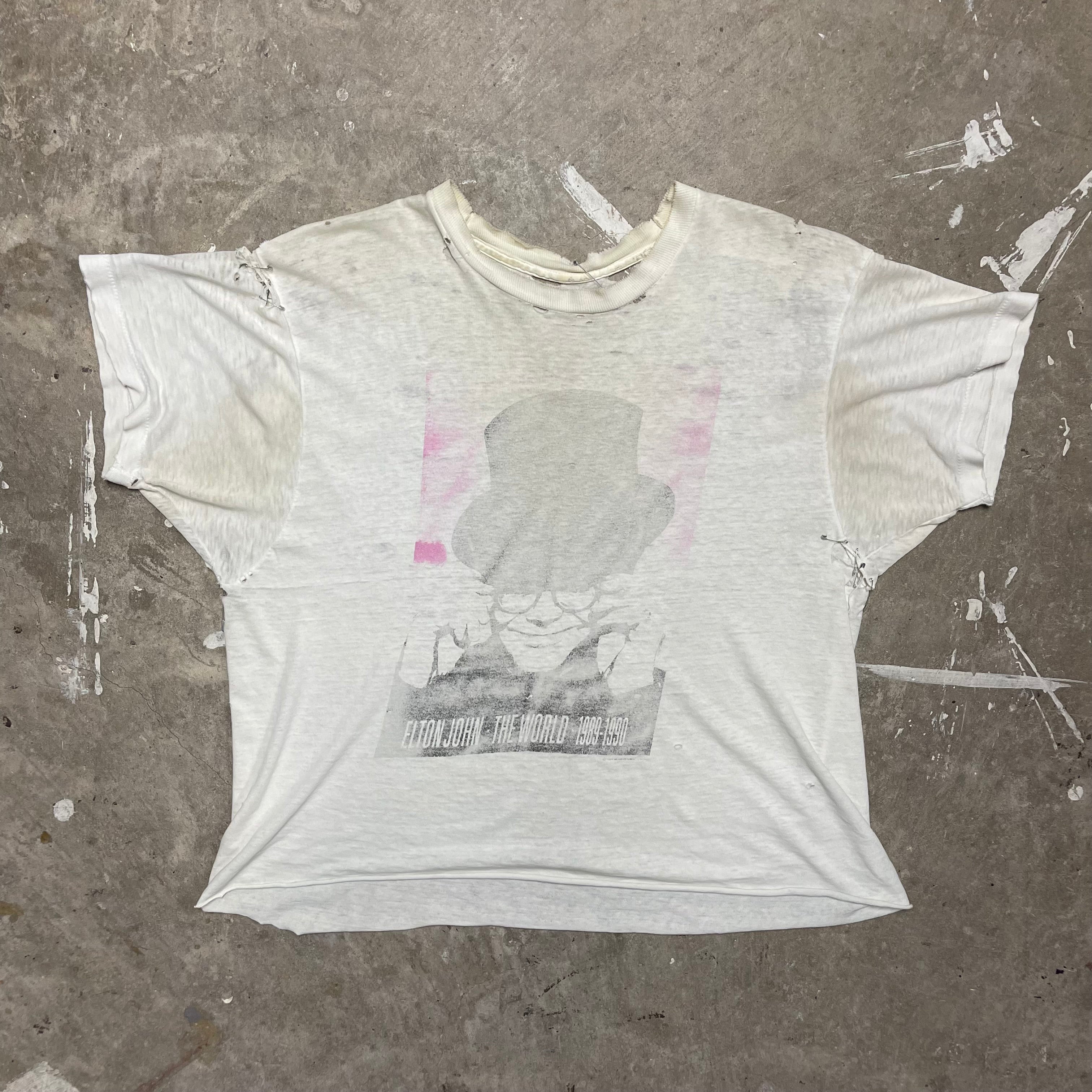 Thrashed and Distressed Vintage Band T-Shirt