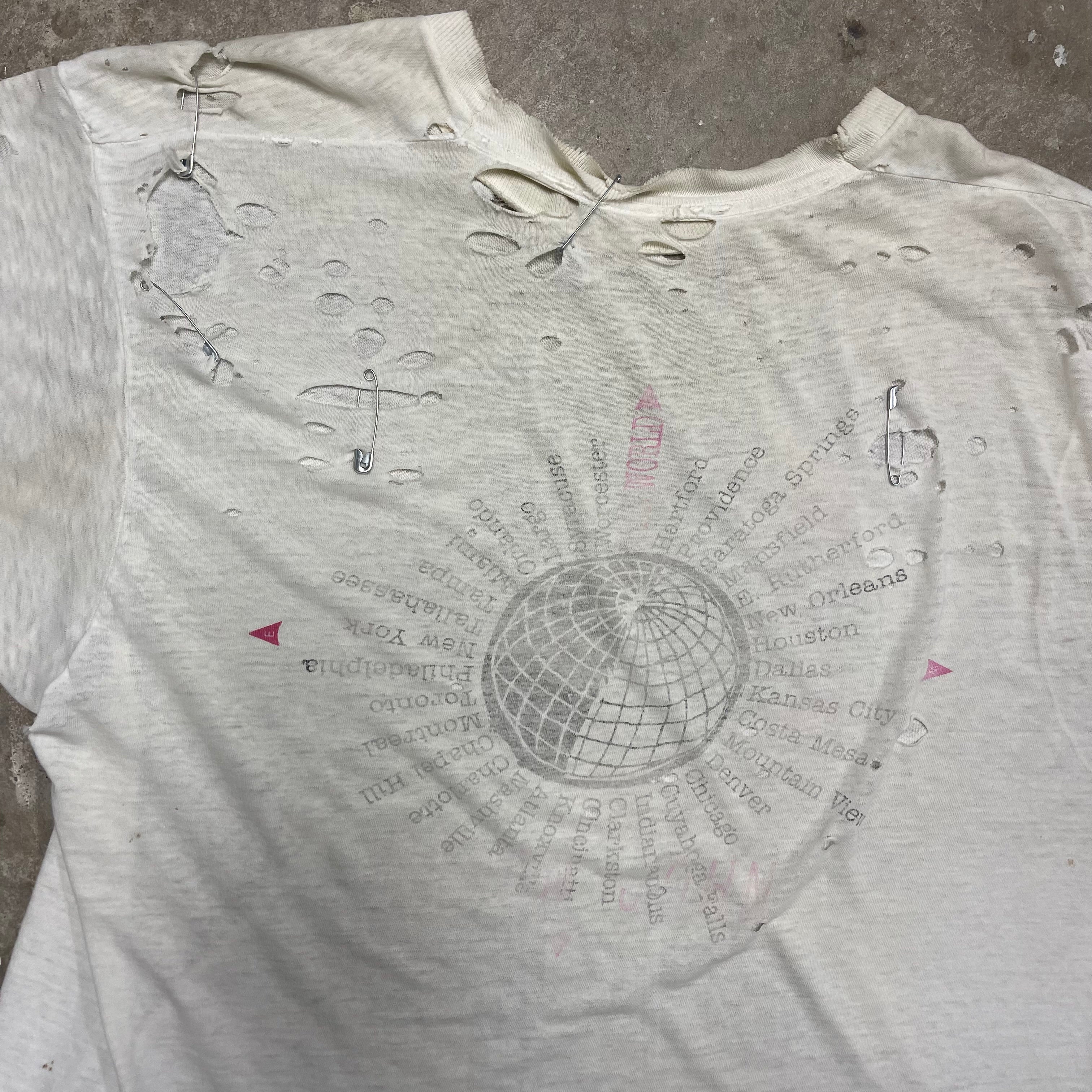 Thrashed and Distressed Vintage Band T-Shirt