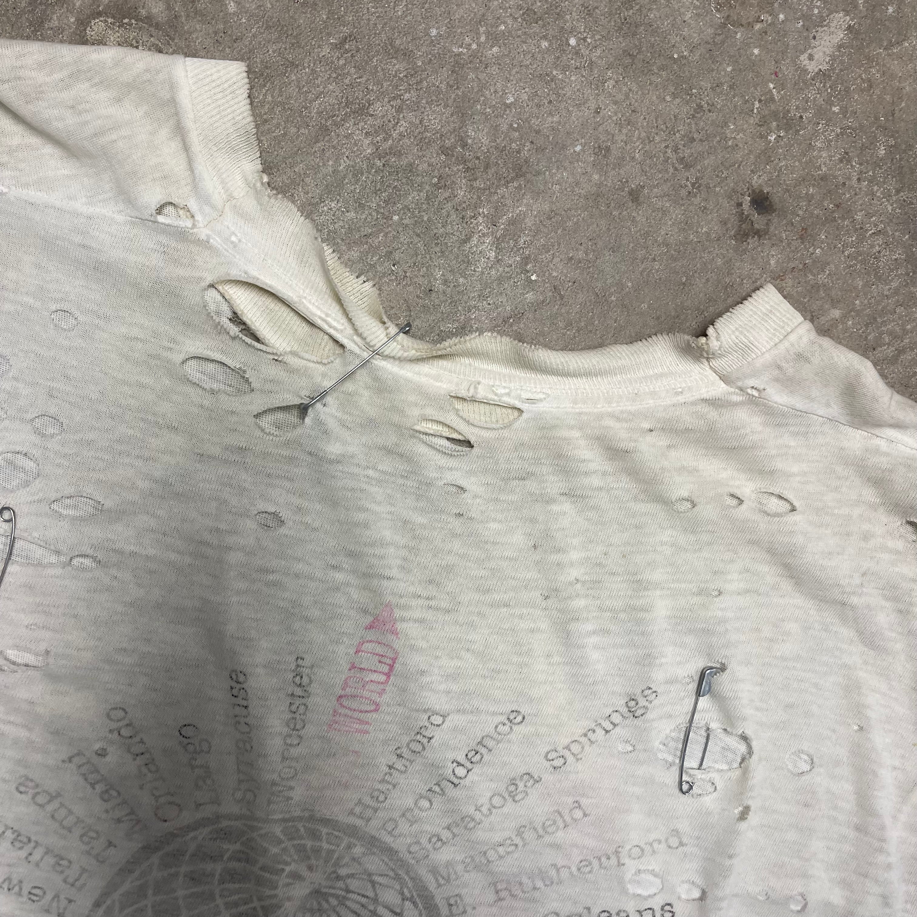 Thrashed and Distressed Vintage Band T-Shirt